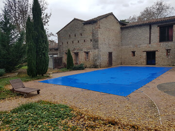 bâche traditionnelle de piscine