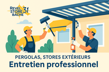Entretien des stores et pergolas : préservez votre confort toute l’année