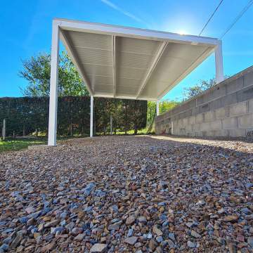 Carport aluminium à Castelnaudary