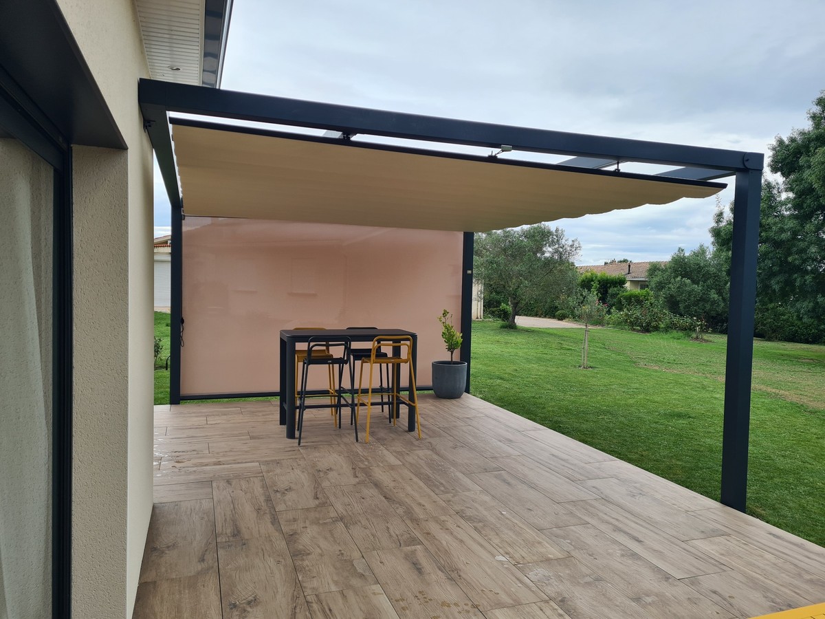 Pergola d&rsquo;angle